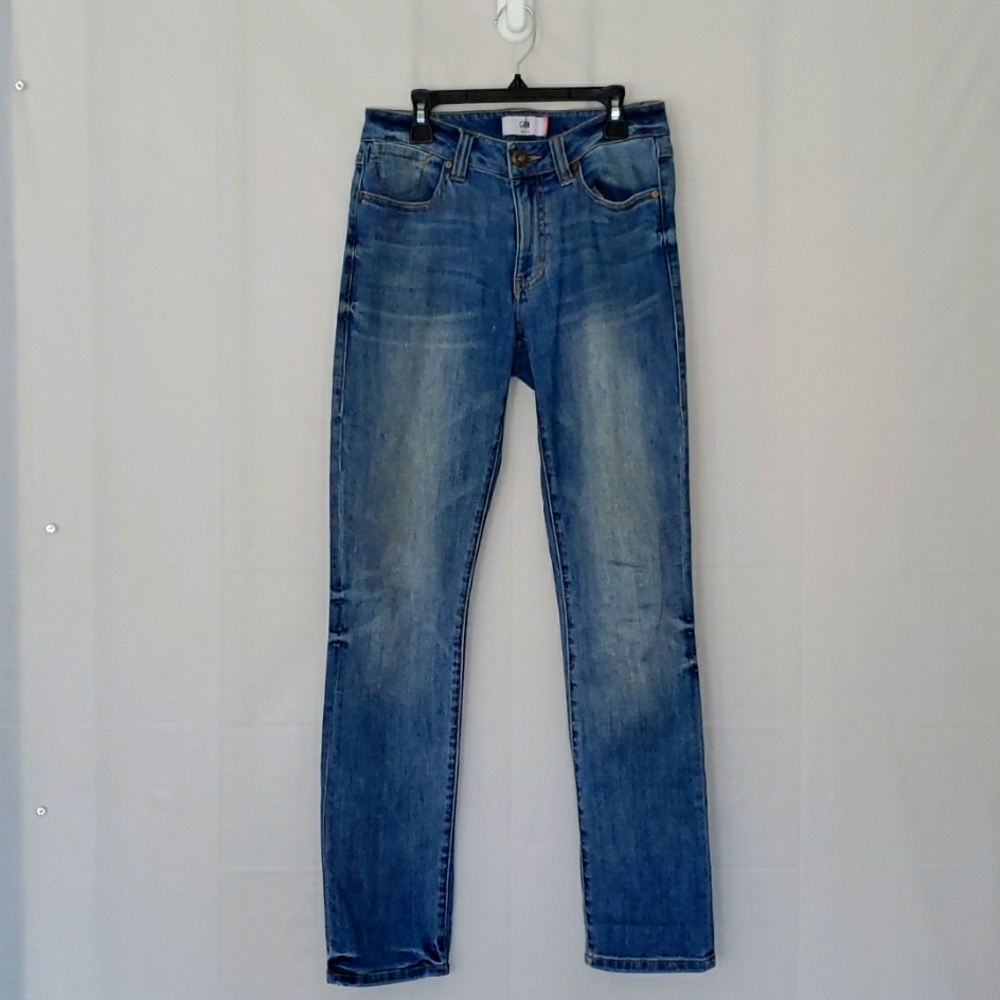 CAbi Women's Jeans - High & Straight - Size 2 - Slim, skinny |  Color:Blue |